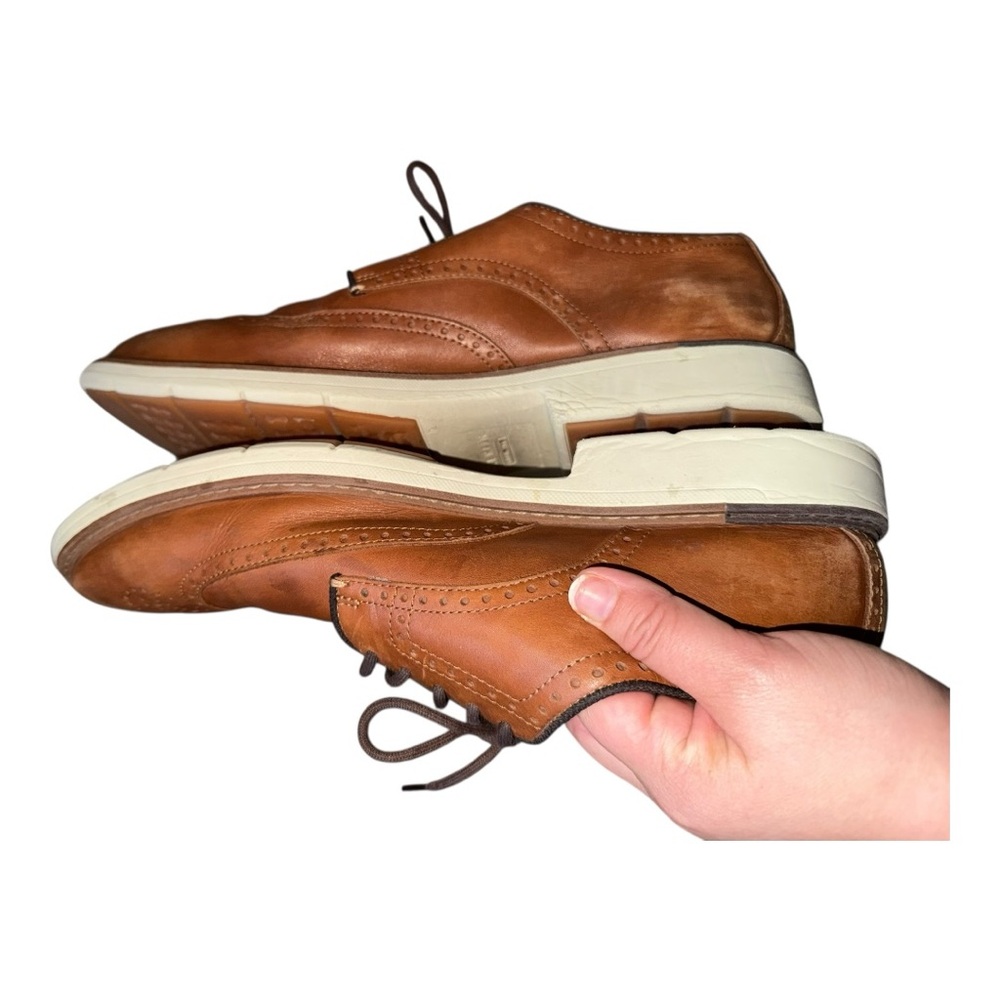 Cole Haan Men's Original Grand Wingtip Oxford Brown Leather‎ Size 12M - Picture 7 of 12